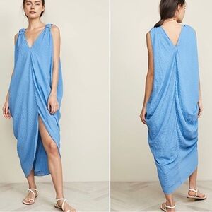 Hatch Caftan Blue Sleeveless Maxi Dress